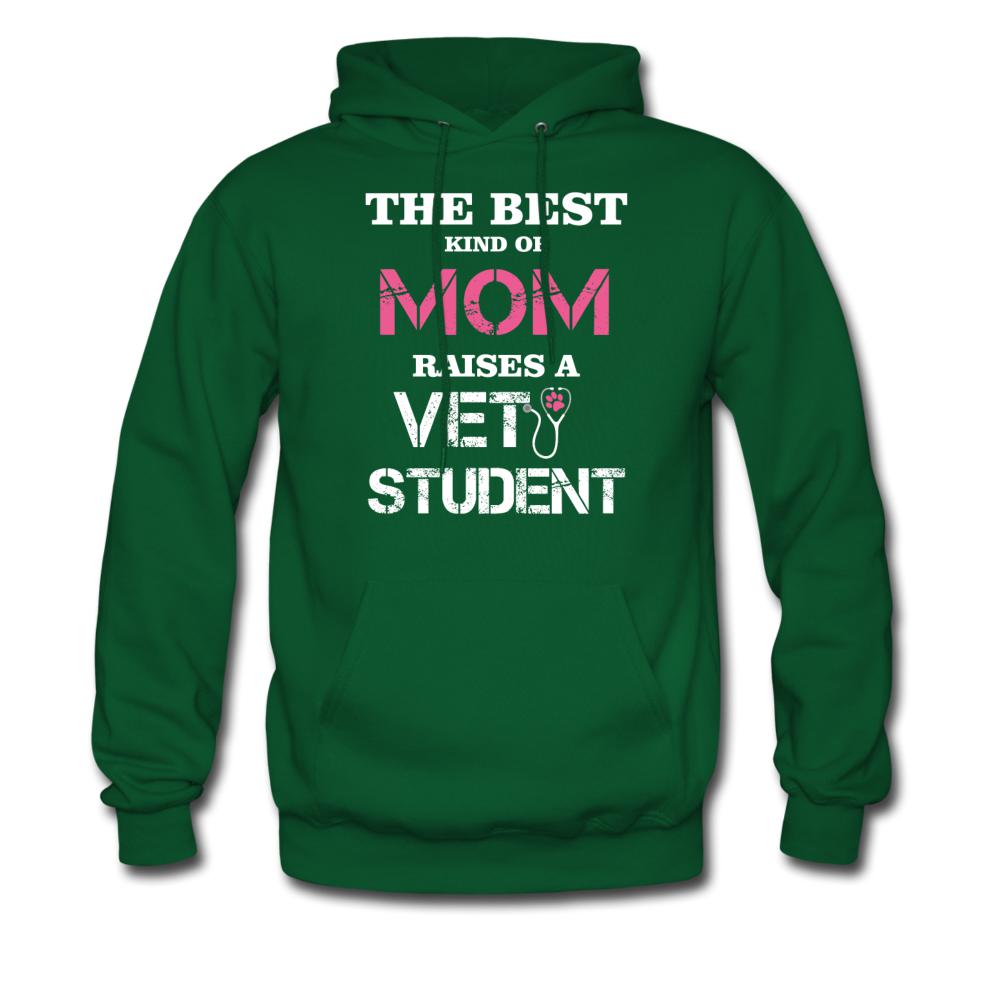 The best kind of Mom raises a Vet Student Unisex Hoodie-Men's Hoodie | Hanes P170-I love Veterinary