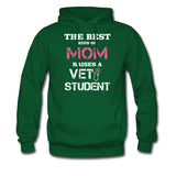 The best kind of Mom raises a Vet Student Unisex Hoodie-Men's Hoodie | Hanes P170-I love Veterinary
