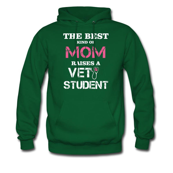 The best kind of Mom raises a Vet Student Unisex Hoodie-Men's Hoodie | Hanes P170-I love Veterinary