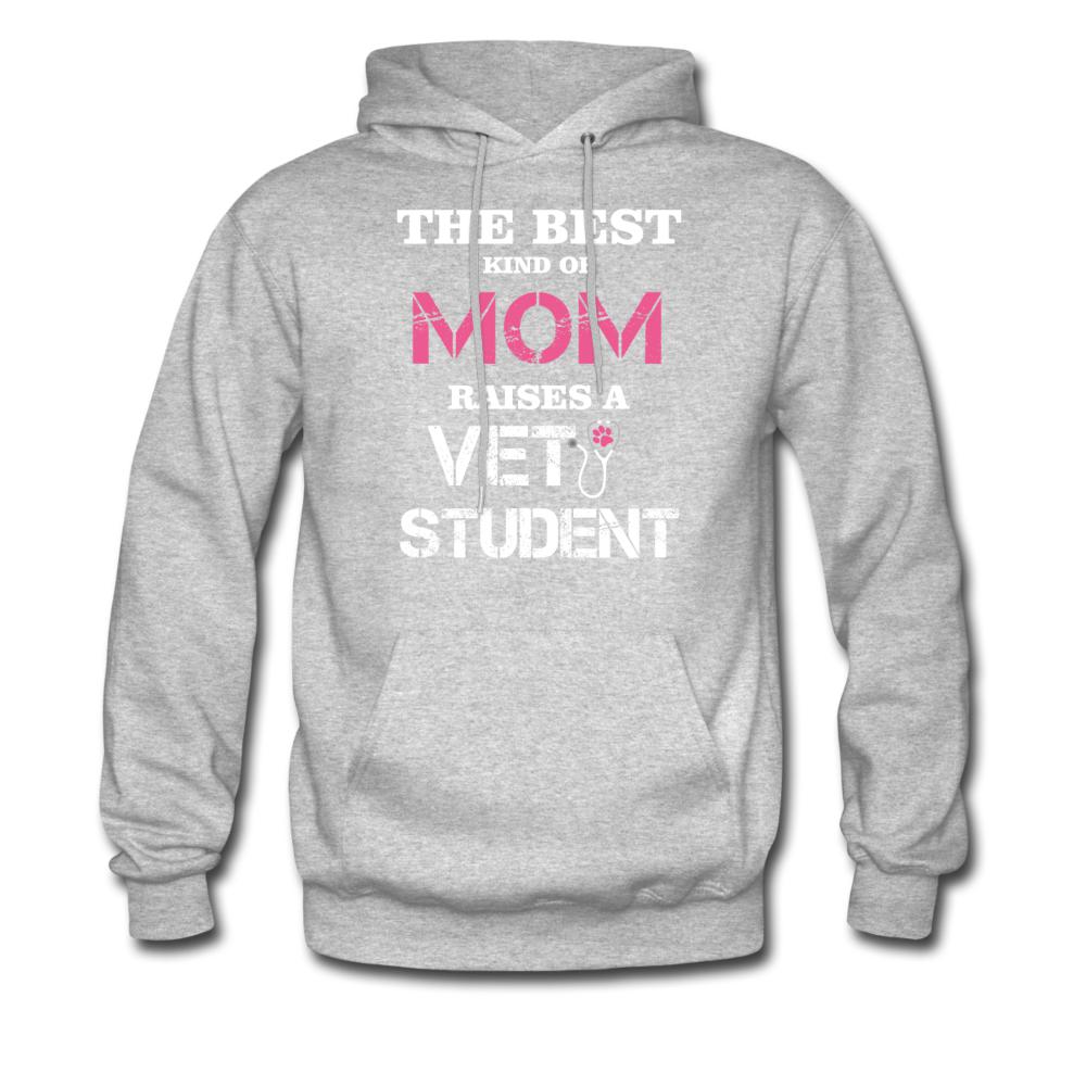 The best kind of Mom raises a Vet Student Unisex Hoodie-Men's Hoodie | Hanes P170-I love Veterinary
