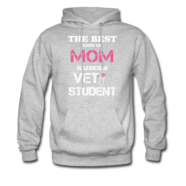 The best kind of Mom raises a Vet Student Unisex Hoodie-Men's Hoodie | Hanes P170-I love Veterinary