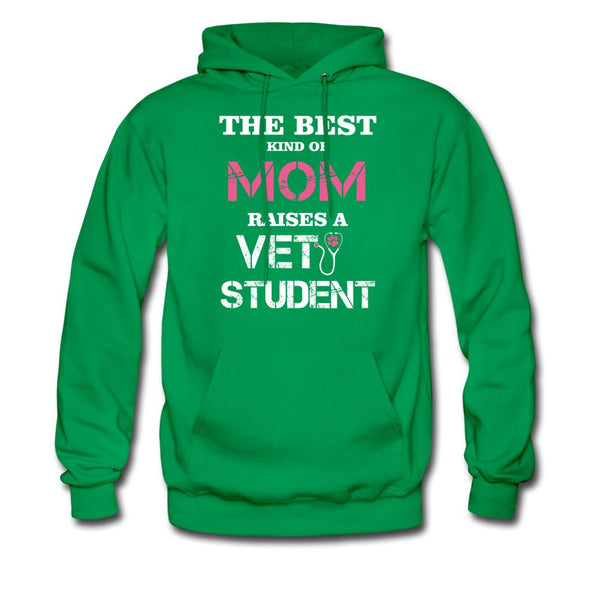 The best kind of Mom raises a Vet Student Unisex Hoodie-Men's Hoodie | Hanes P170-I love Veterinary