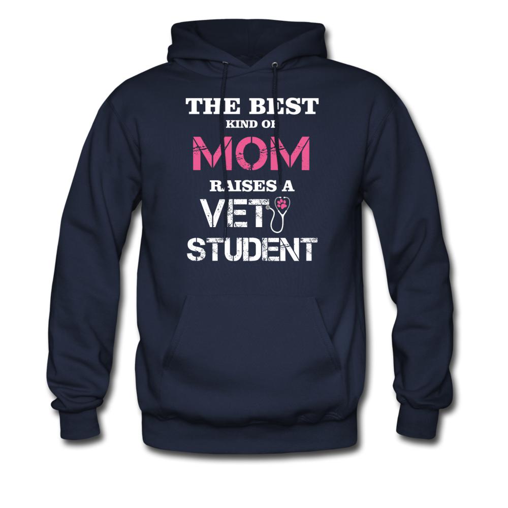 The best kind of Mom raises a Vet Student Unisex Hoodie-Men's Hoodie | Hanes P170-I love Veterinary