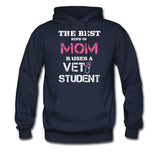 The best kind of Mom raises a Vet Student Unisex Hoodie-Men's Hoodie | Hanes P170-I love Veterinary