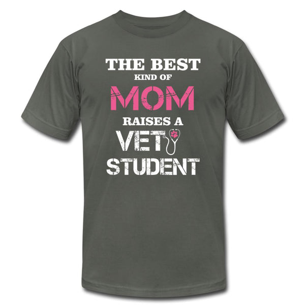 The best kind of Mom raises a Vet Student Unisex Jersey T-Shirt by Bella + Canvas-Unisex Staple T-Shirt | Bella + Canvas 3001-I love Veterinary