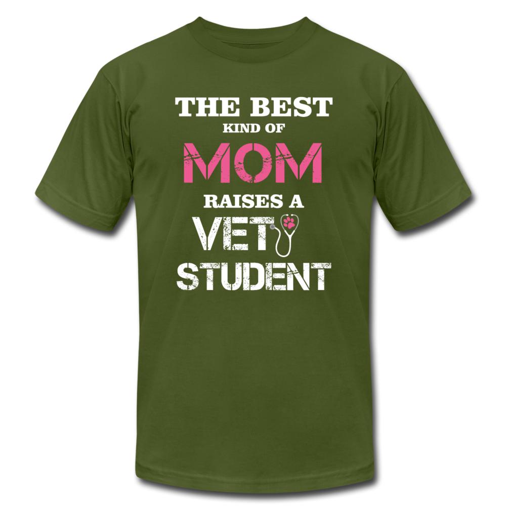 The best kind of Mom raises a Vet Student Unisex Jersey T-Shirt by Bella + Canvas-Unisex T-Shirt | Bella + Canvas 3001-I love Veterinary