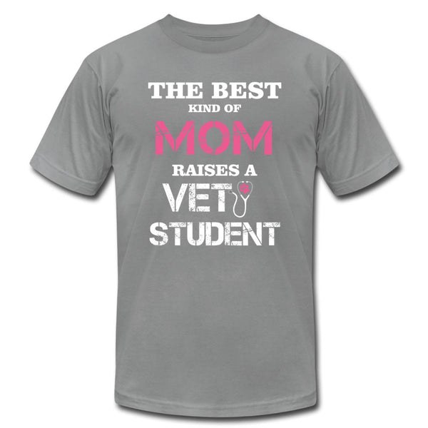 The best kind of Mom raises a Vet Student Unisex Jersey T-Shirt by Bella + Canvas-Unisex Jersey T-Shirt by Bella + Canvas-I love Veterinary