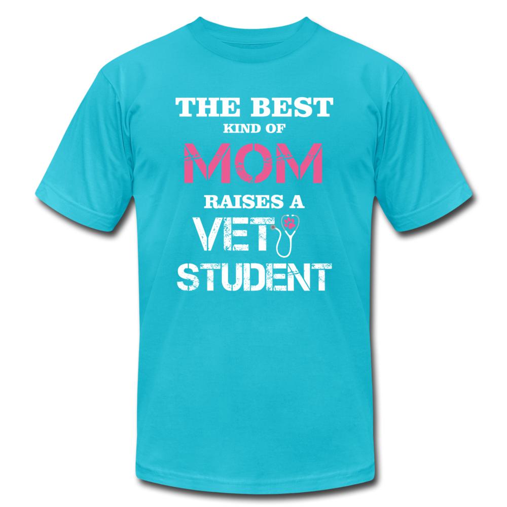 The best kind of Mom raises a Vet Student Unisex Jersey T-Shirt by Bella + Canvas-Unisex T-Shirt | Bella + Canvas 3001-I love Veterinary