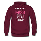 The best kind of Mom raises a Vet Tech Unisex Hoodie-Men's Hoodie | Hanes P170-I love Veterinary