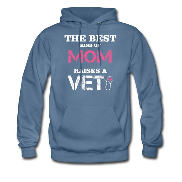 The best kind of Mom raises a Veterinarian Unisex Hoodie-Men's Hoodie | Hanes P170-I love Veterinary