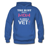 The best kind of Mom raises a Veterinarian Unisex Hoodie-Men's Hoodie | Hanes P170-I love Veterinary