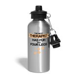 The best therapist has fur and four legs 20oz Water Bottle-Water Bottle | BestSub BLH1-2-I love Veterinary