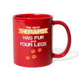 The best Therapist has fur and four legs Full Color Mug-Full Color Mug | BestSub B11Q-I love Veterinary