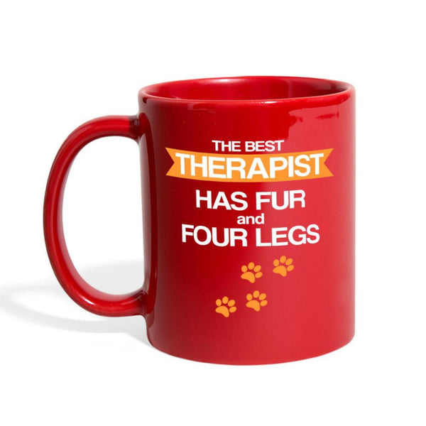 The best Therapist has fur and four legs Full Color Mug-Full Color Mug | BestSub B11Q-I love Veterinary