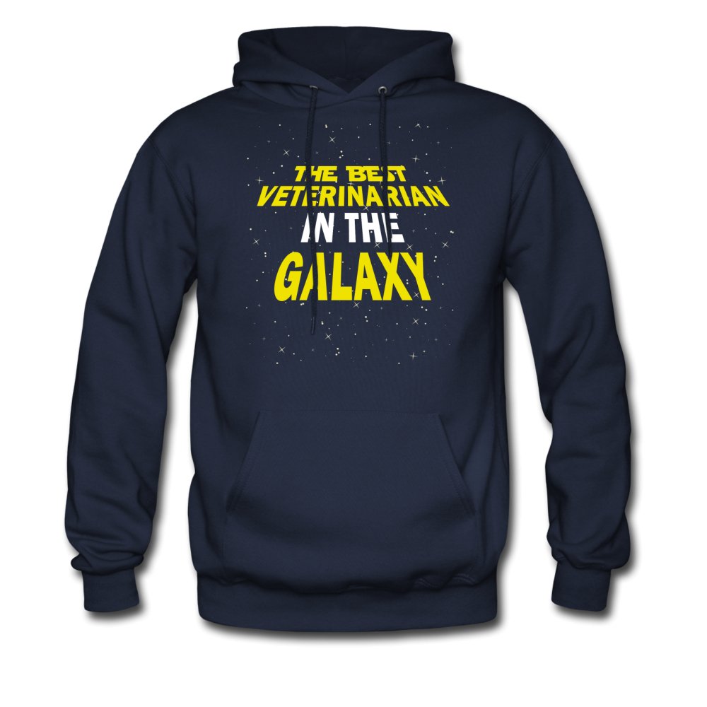 The best veterinarian in the galaxy Men's Hoodie-Men's Hoodie | Hanes P170-I love Veterinary