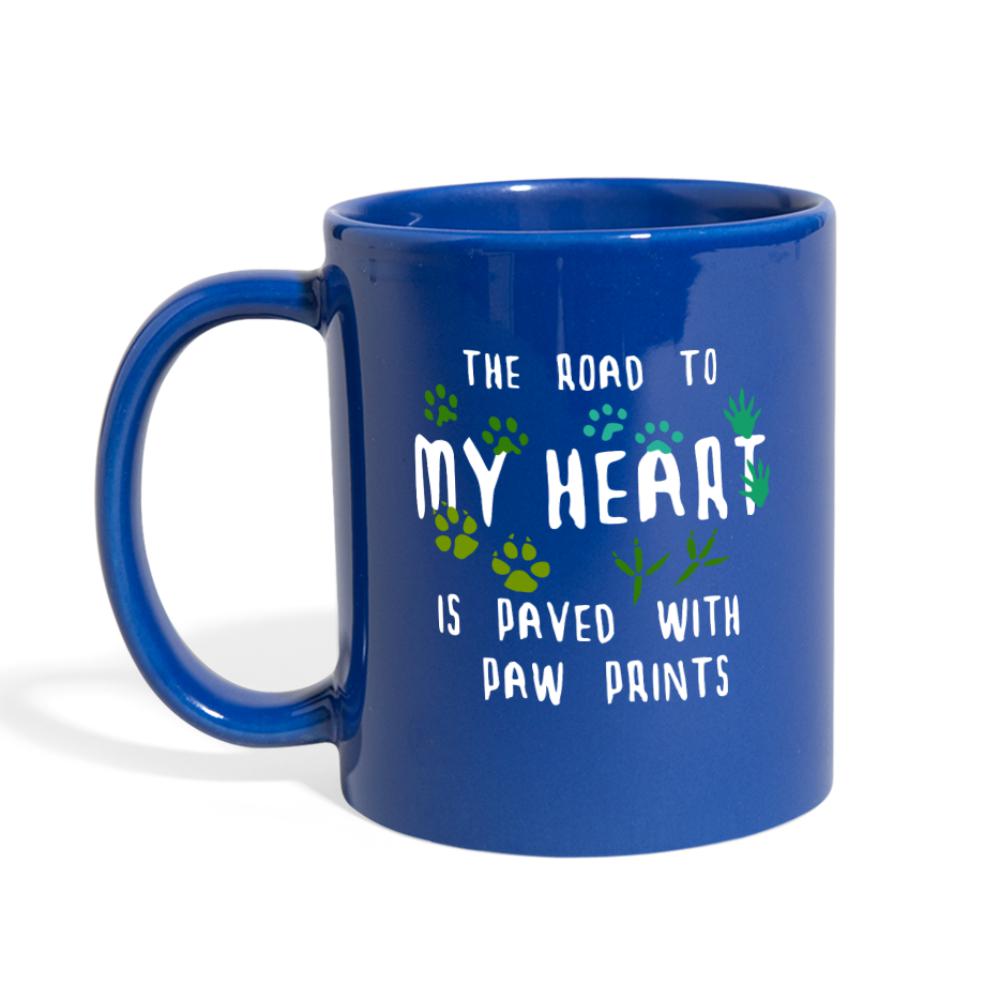 The Road to my heart is paved with paw prints Full Color Mug-Full Color Mug | BestSub B11Q-I love Veterinary
