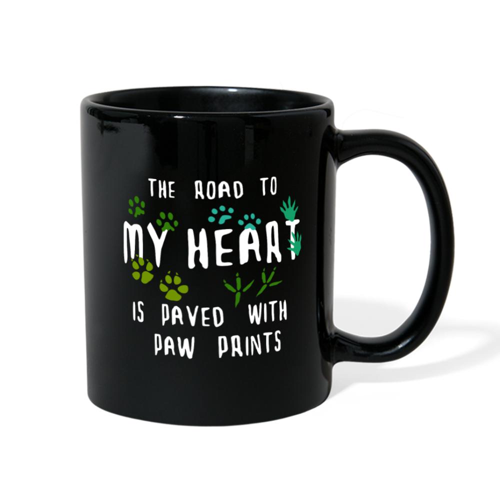 The Road to my heart is paved with paw prints Full Color Mug-Full Color Mug | BestSub B11Q-I love Veterinary