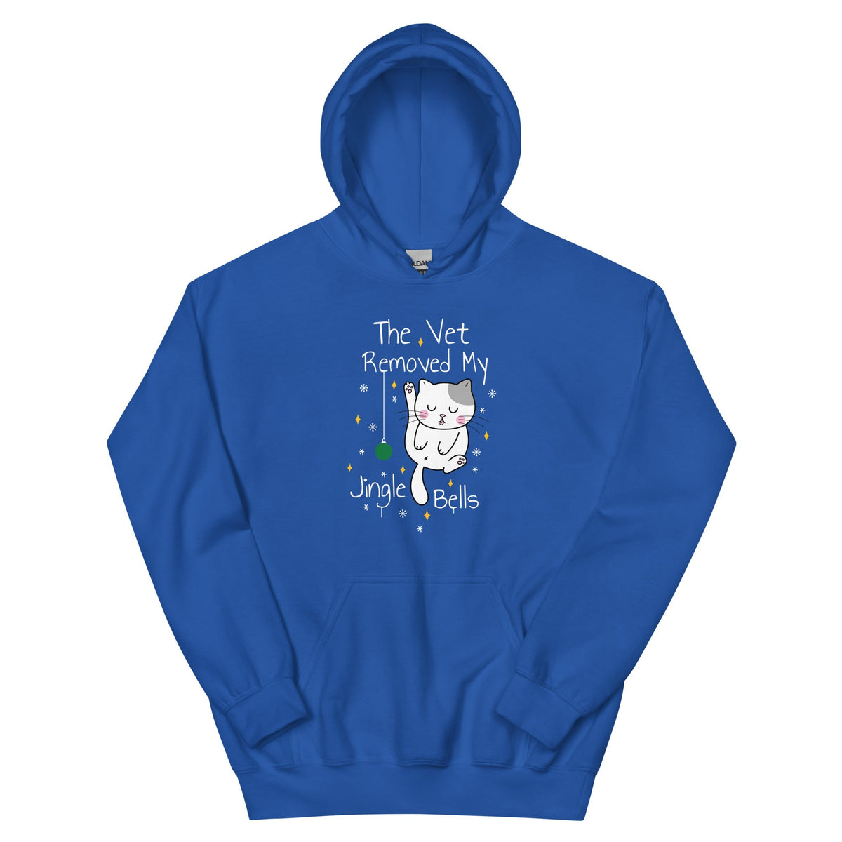 The vet removed my jingle bells Unisex Hoodie-Unisex Hoodie | Gildan 18500-I love Veterinary