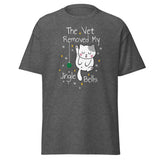 The vet removed my jingle bells Unisex T-shirt-I love Veterinary