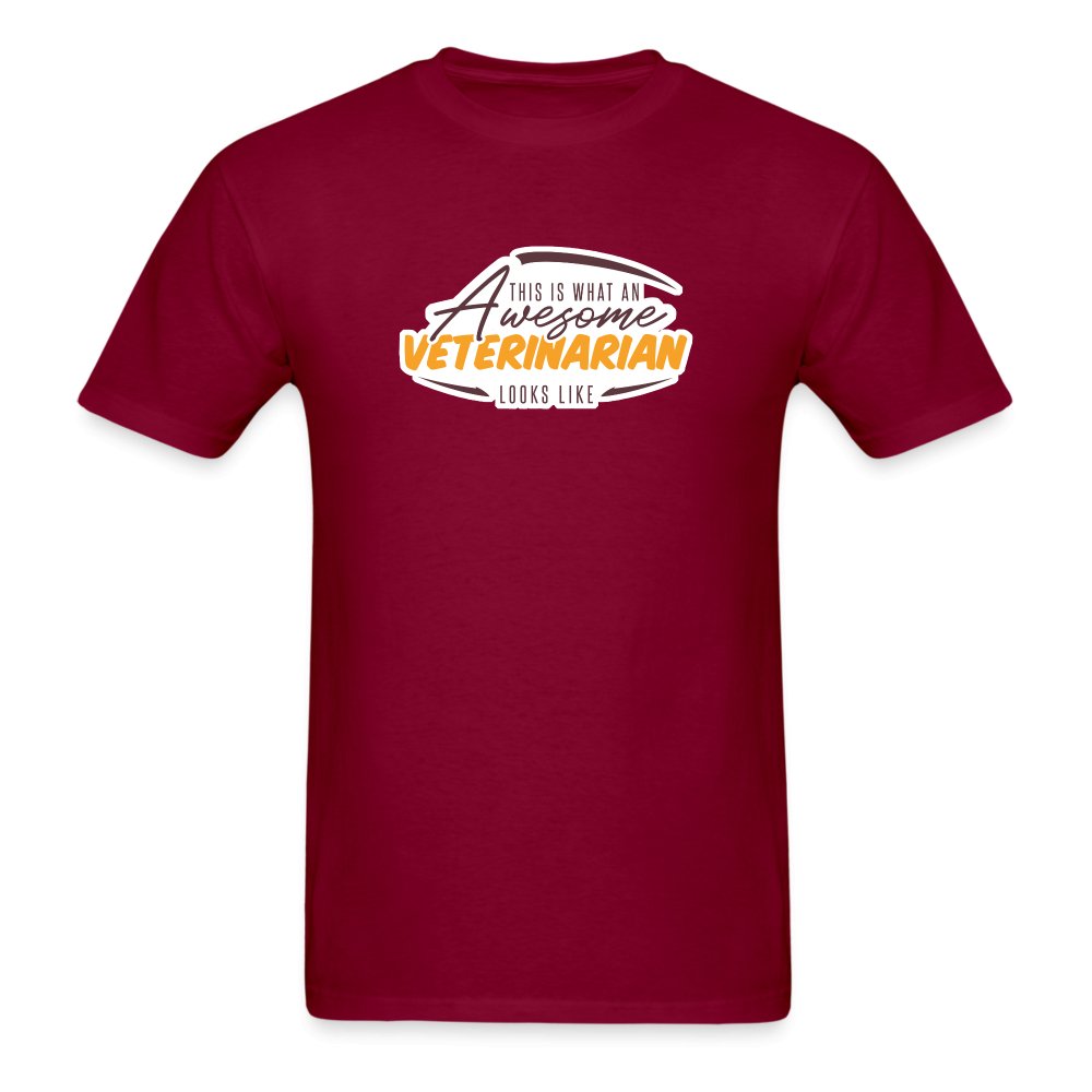 This is what an AWESOME veterinarian looks like Unisex T-shirt-Unisex Classic T-Shirt | Fruit of the Loom 3930-I love Veterinary