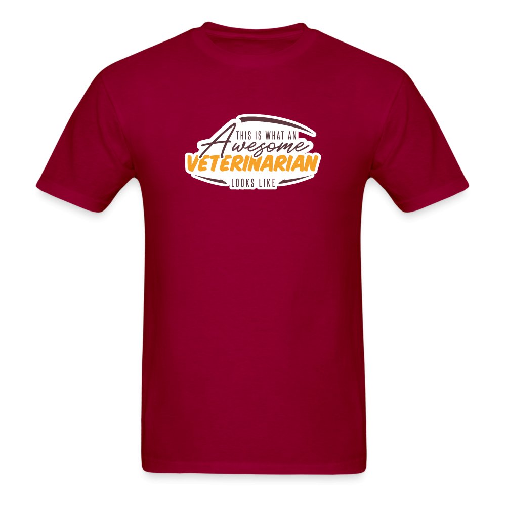 This is what an AWESOME veterinarian looks like Unisex T-shirt-Unisex Classic T-Shirt | Fruit of the Loom 3930-I love Veterinary