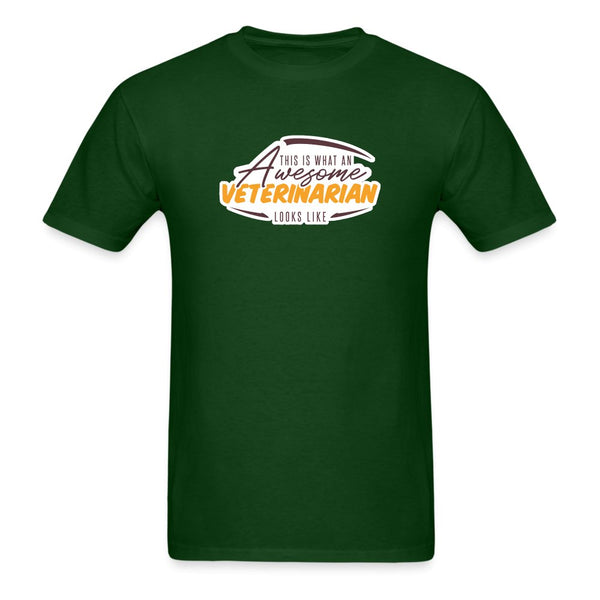 This is what an AWESOME veterinarian looks like Unisex T-shirt-Unisex Classic T-Shirt | Fruit of the Loom 3930-I love Veterinary