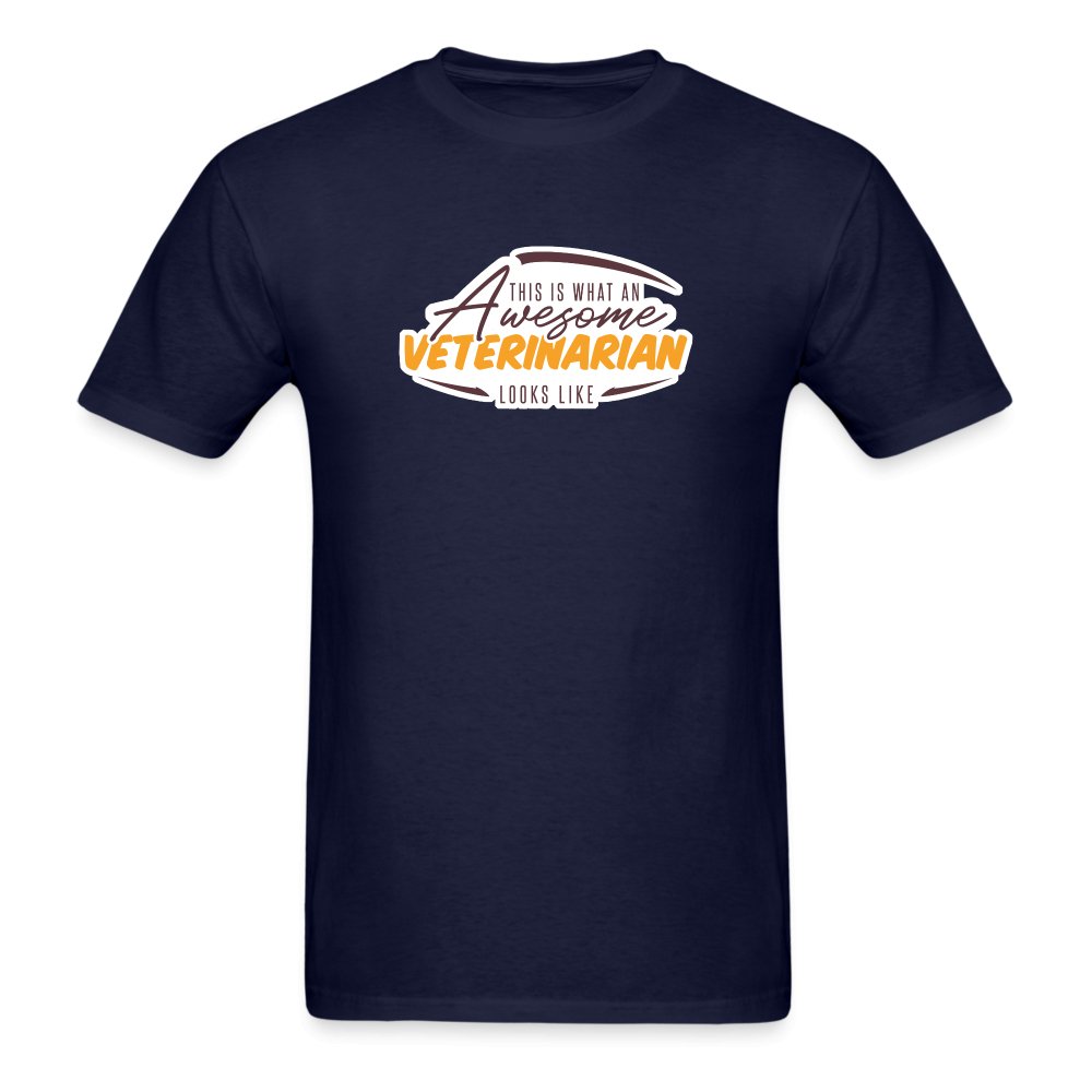 This is what an AWESOME veterinarian looks like Unisex T-shirt-Unisex Classic T-Shirt | Fruit of the Loom 3930-I love Veterinary