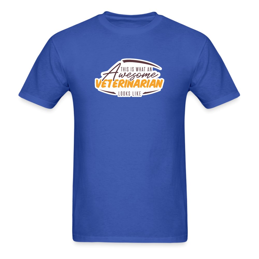 This is what an AWESOME veterinarian looks like Unisex T-shirt-Unisex Classic T-Shirt | Fruit of the Loom 3930-I love Veterinary