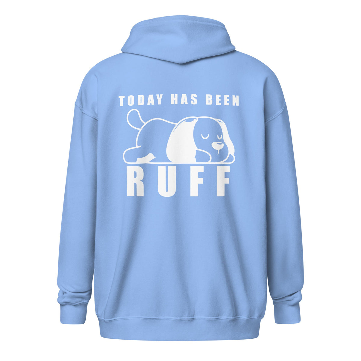 Today has been Ruff Unisex Zip Hoodie-Unisex Zip Hoodie | Gildan 18600-I love Veterinary