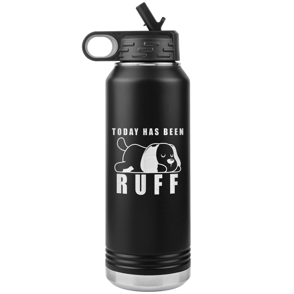 Today has been ruff Water Bottle Tumbler 32 oz-Water Bottle Tumbler-I love Veterinary