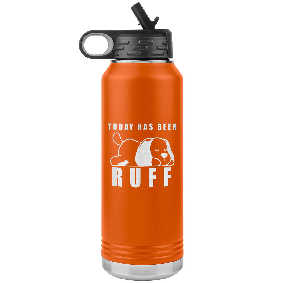 Today has been ruff Water Bottle Tumbler 32 oz-Water Bottle Tumbler-I love Veterinary