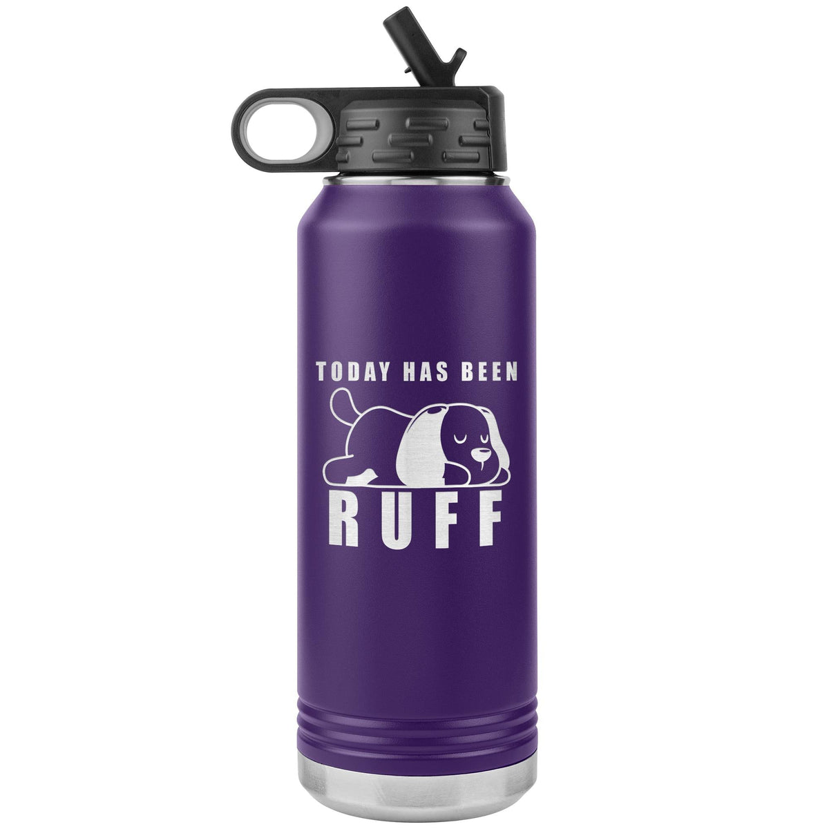 Today has been ruff Water Bottle Tumbler 32 oz-Water Bottle Tumbler-I love Veterinary