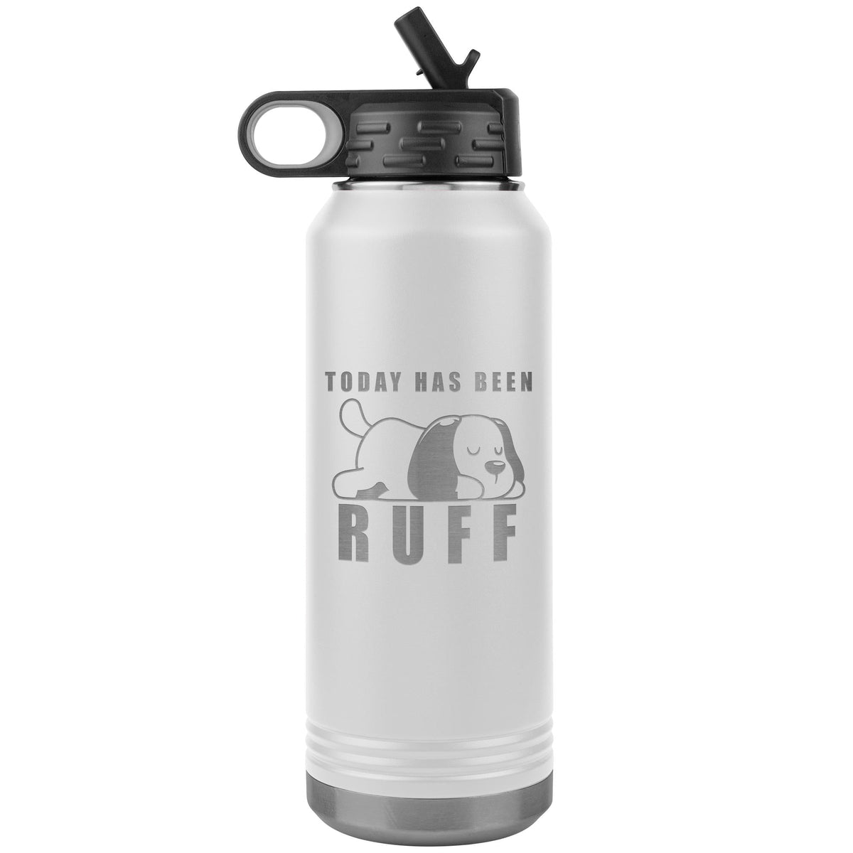 Today has been ruff Water Bottle Tumbler 32 oz-Water Bottle Tumbler-I love Veterinary