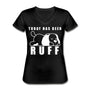 Today has been Ruff Women's V-Neck T-Shirt-Women's V-Neck T-Shirt | Fruit of the Loom L39VR-I love Veterinary
