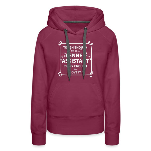 Tough enough to be a Kennel Assistant, crazy enough to love it Women's Premium Hoodie Women’s Premium Hoodie-Women’s Premium Hoodie | Spreadshirt 444-I love Veterinary