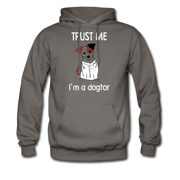 Trust me I'm a dogtor Unisex Hoodie-Men's Hoodie | Hanes P170-I love Veterinary