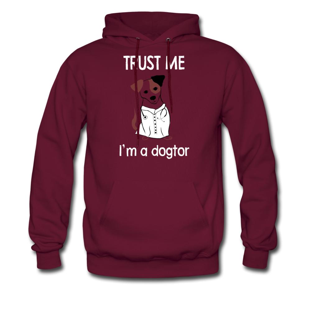 Trust me I'm a dogtor Unisex Hoodie-Men's Hoodie | Hanes P170-I love Veterinary