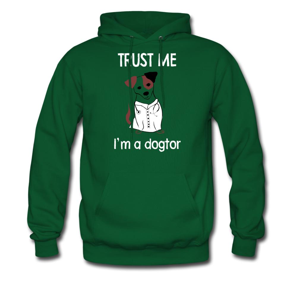 Trust me I'm a dogtor Unisex Hoodie-Men's Hoodie | Hanes P170-I love Veterinary