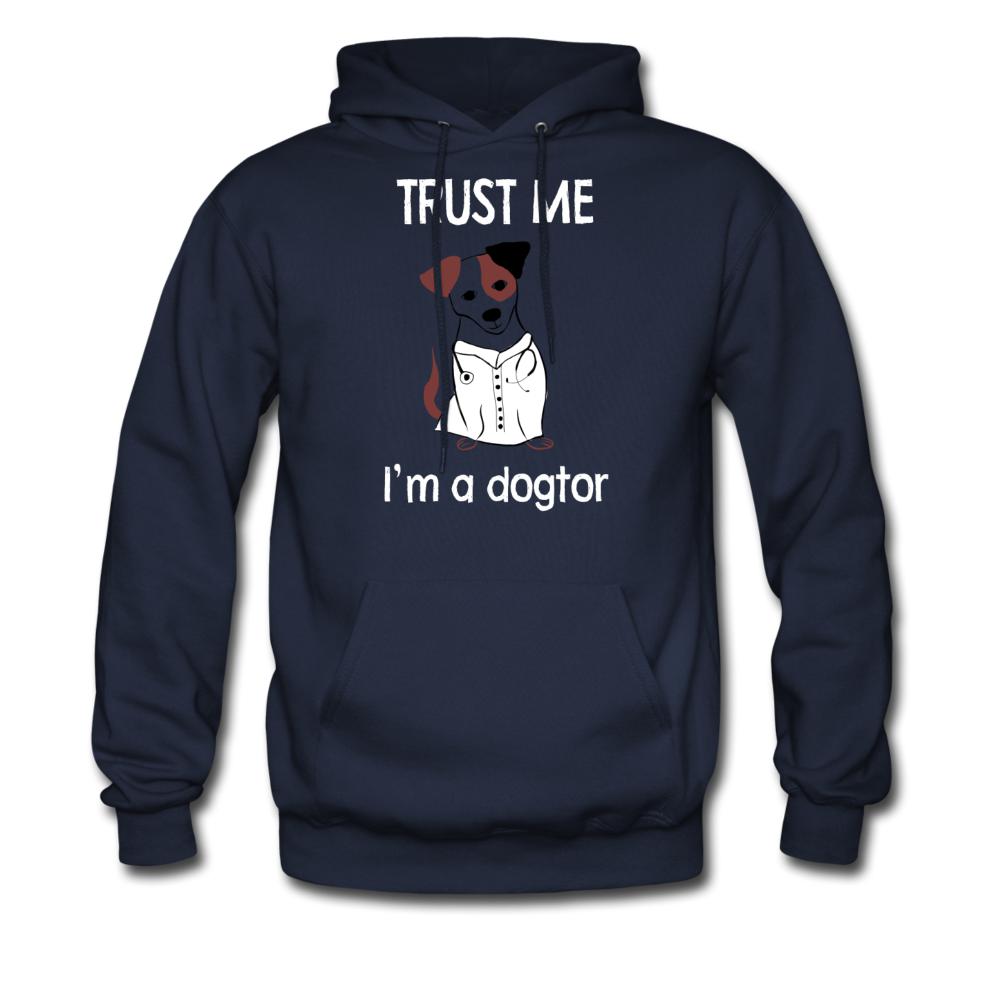 Trust me I'm a dogtor Unisex Hoodie-Men's Hoodie | Hanes P170-I love Veterinary