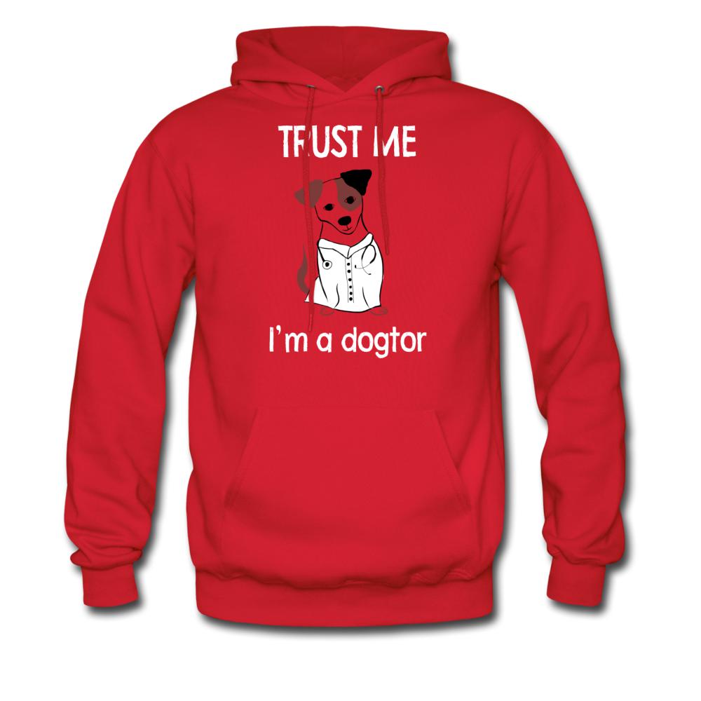Trust me I'm a dogtor Unisex Hoodie-Men's Hoodie | Hanes P170-I love Veterinary