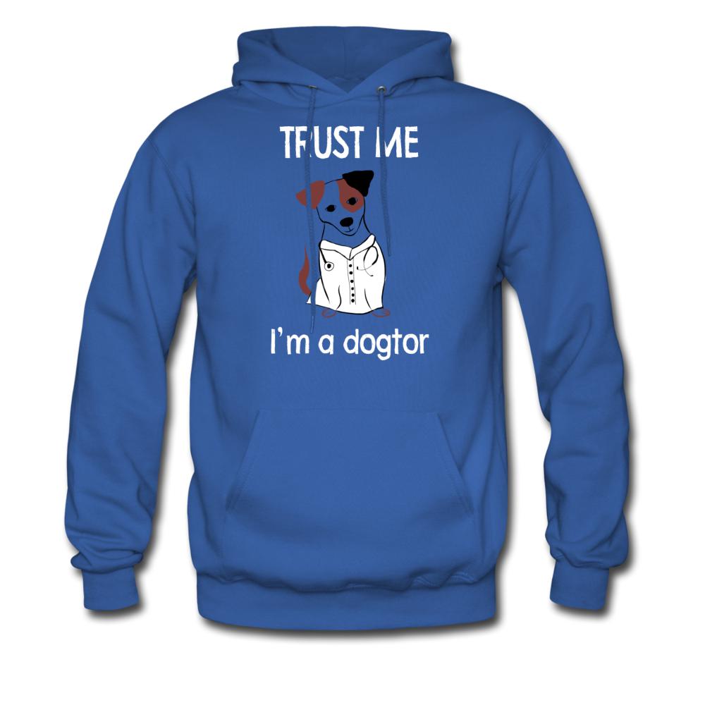 Trust me I'm a dogtor Unisex Hoodie-Men's Hoodie | Hanes P170-I love Veterinary