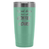 Coffee and cows 20oz Vacuum Tumbler-Tumblers-I love Veterinary