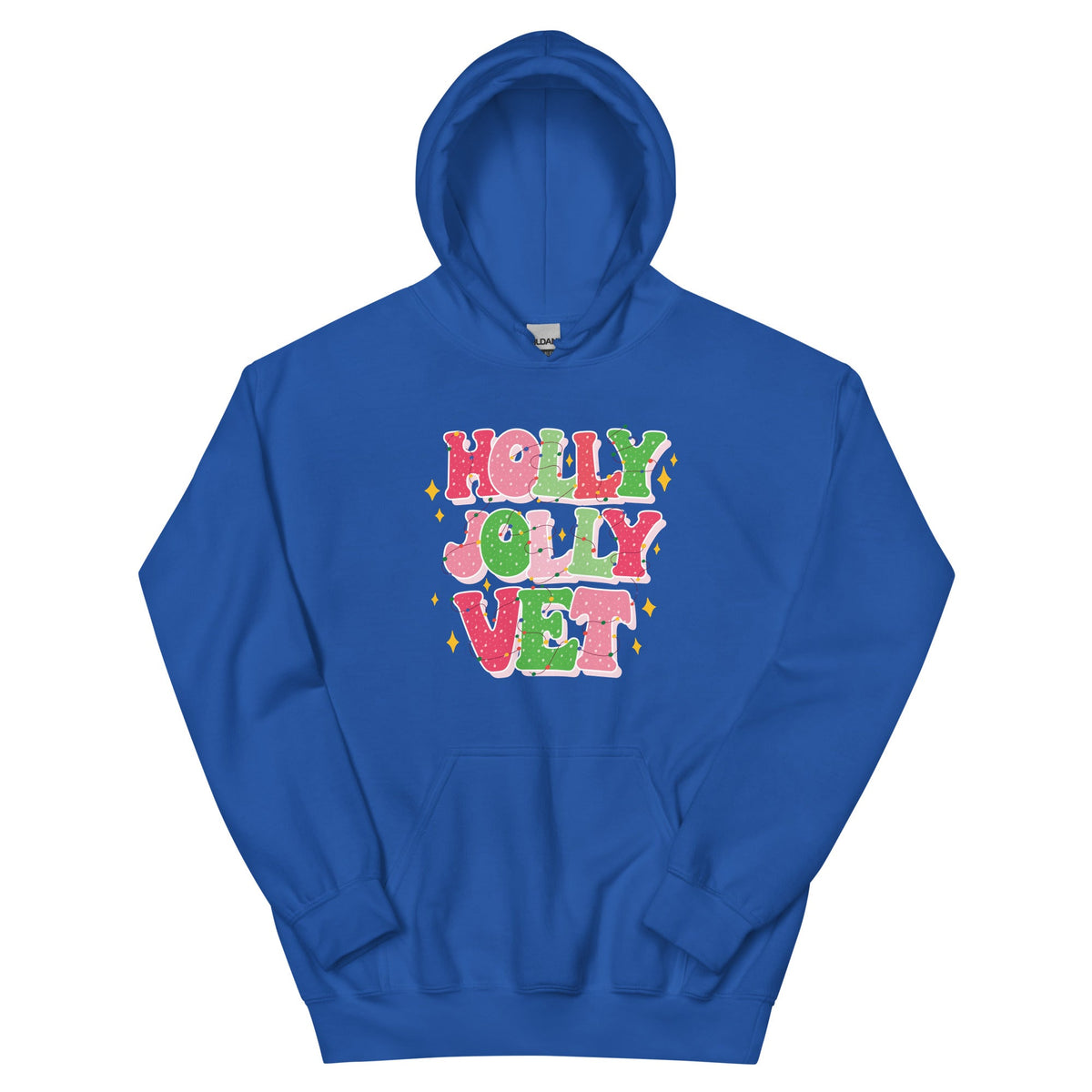 Holly Jolly Vet Unisex Hoodie-Unisex Hoodie | Gildan 18500-I love Veterinary