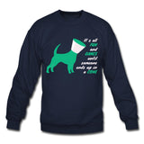 Until someone ends up in a cone Crewneck Sweatshirt-Unisex Crewneck Sweatshirt | Gildan 18000-I love Veterinary