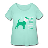 Until someone ends up in a cone Women's Curvy T-shirt-Women’s Curvy T-Shirt | LAT 3804-I love Veterinary