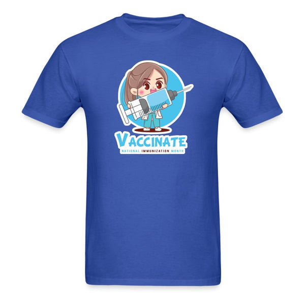 Vaccinate! National Immunization Month Unisex T-shirt-Unisex Classic T-Shirt | Fruit of the Loom 3930-I love Veterinary