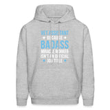 Vet Assistant because BADASS MIRACLE WORKER isn't an official job title Men's Hoodie-Men's Hoodie | Hanes P170-I love Veterinary