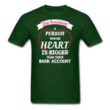 Vet Assistant Heart bigger than bank account Unisex T-shirt-Unisex Classic T-Shirt | Fruit of the Loom 3930-I love Veterinary