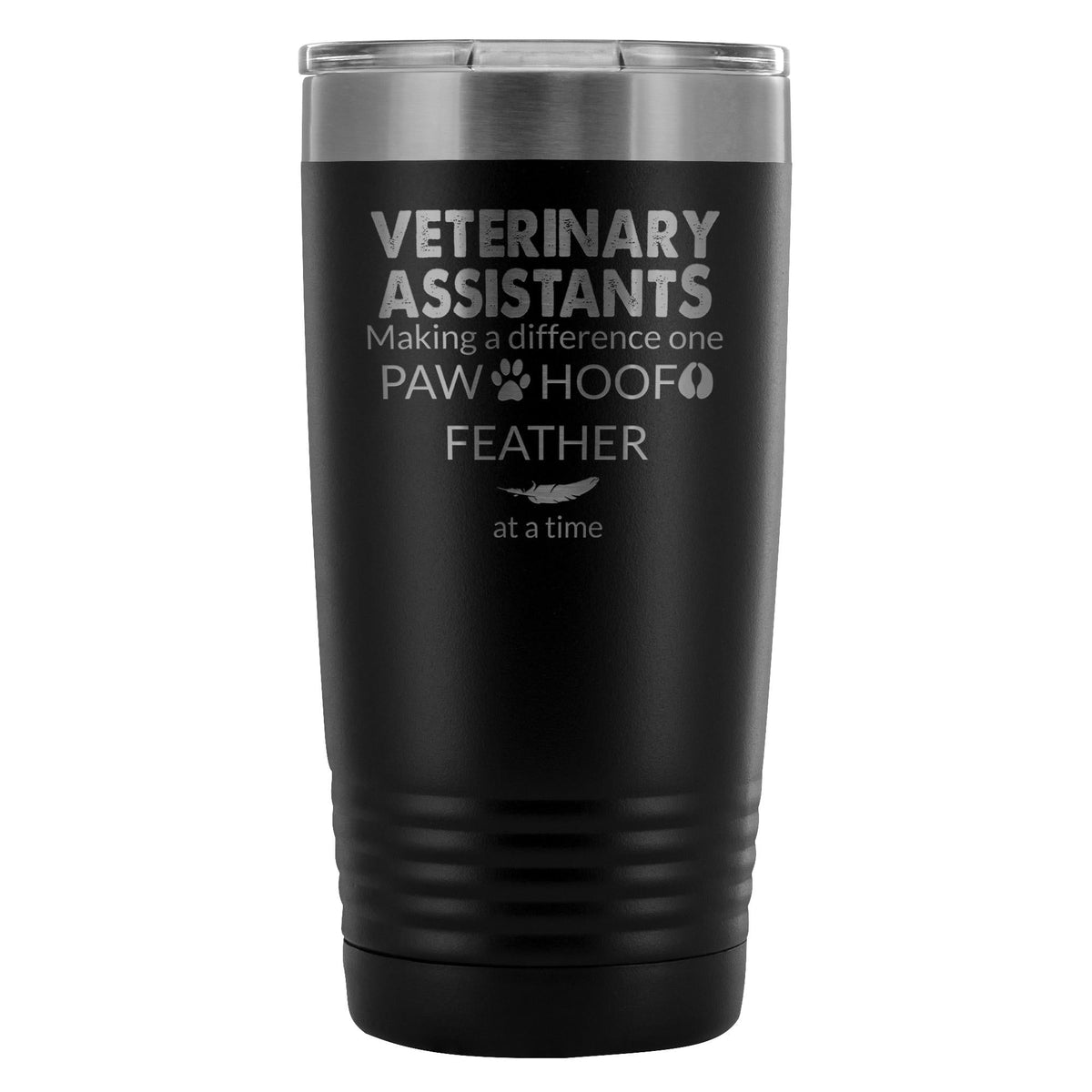 Vet Assistant- Making a Difference 20oz Vacuum Tumbler-Tumblers-I love Veterinary