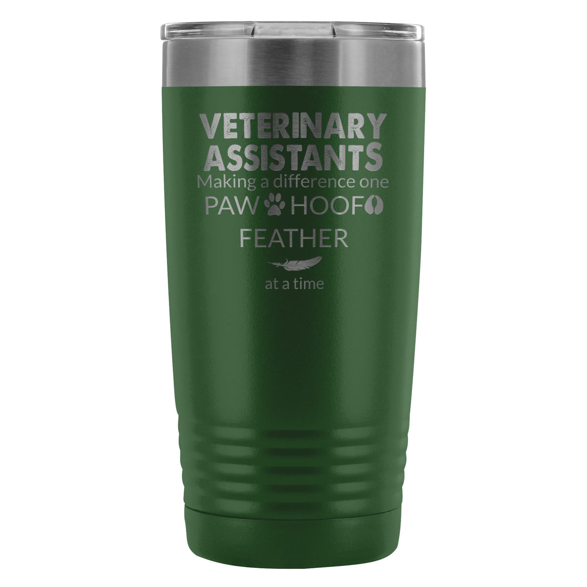 Vet Assistant- Making a Difference 20oz Vacuum Tumbler-Tumblers-I love Veterinary